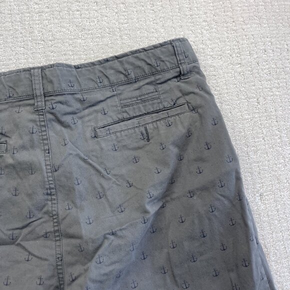 Hudson And Barrow NYC Shorts Mens 34 Grey Chino Golf Golfer Beach Ankers AOP Rea - Picture 12 of 16